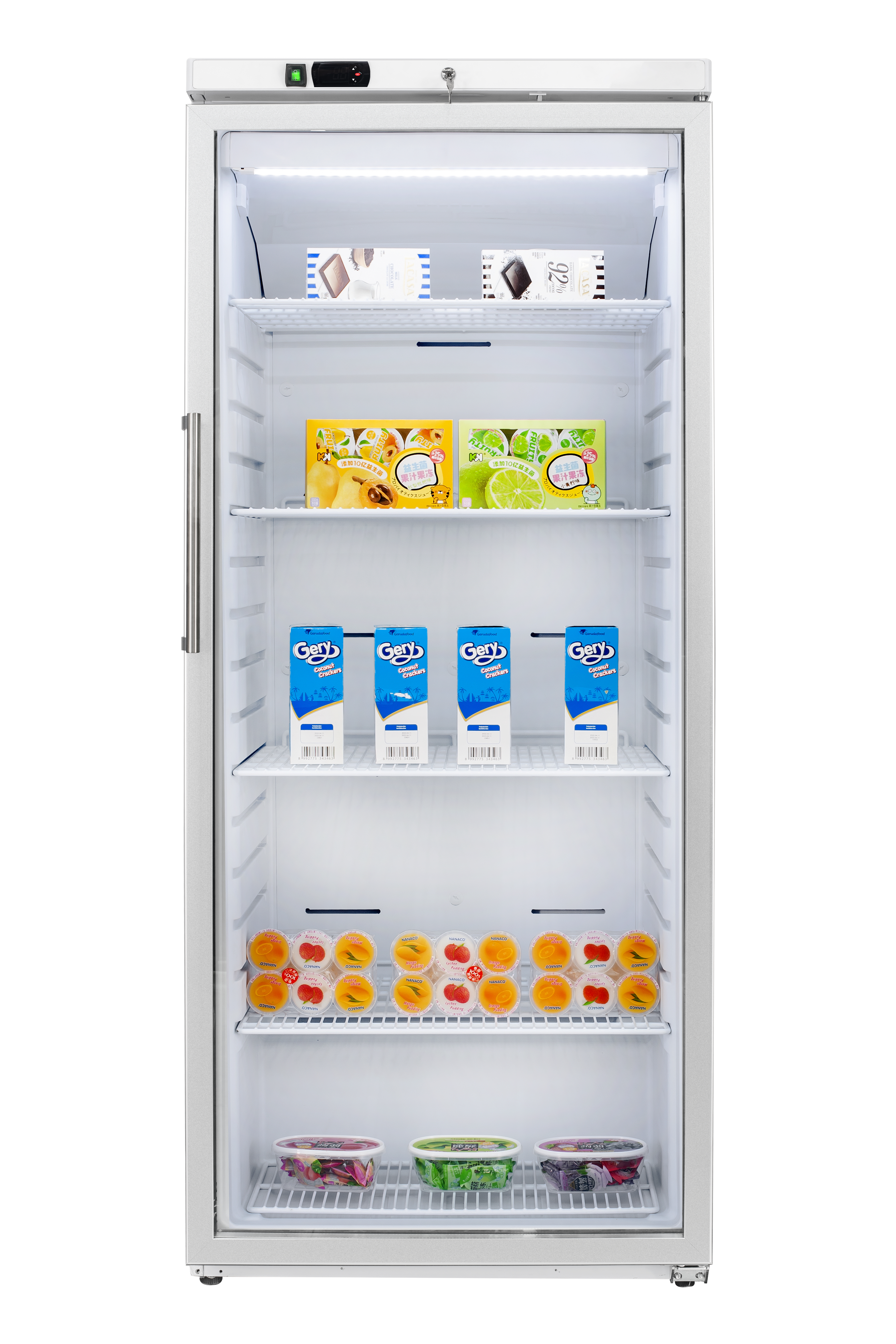 Armario congelacion 562 litros No Frost Sin Escarcha puerta cristal 780X775X1850mm 1 Armario congelacion 562 litros No Frost Sin Escarcha puerta cristal 780X775X1850mm