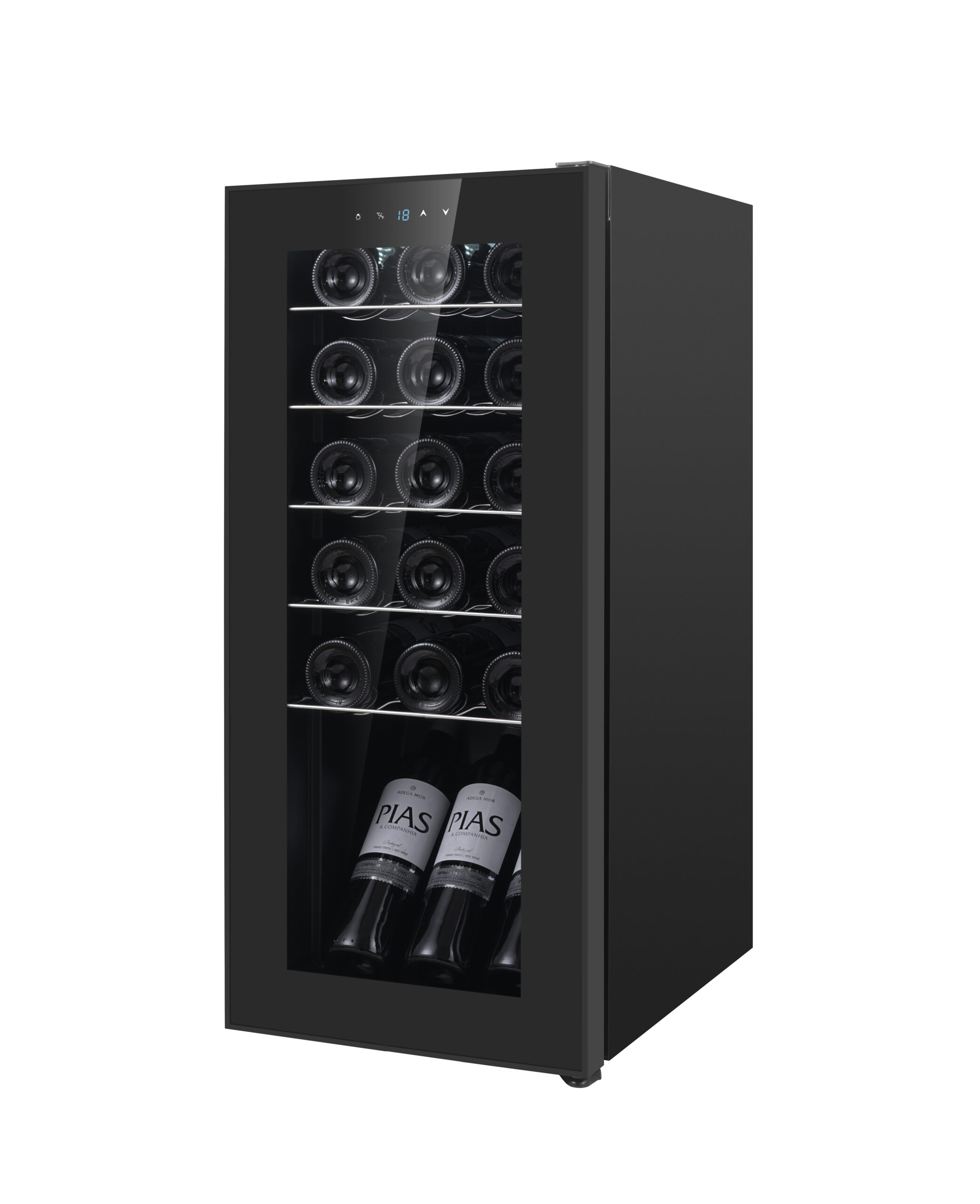 Armario Expositor de Vino 1 Temperatura para 18 botellas JC-60A 1 Armario Expositor de Vino 1 Temperatura para 18 botellas JC-60A
