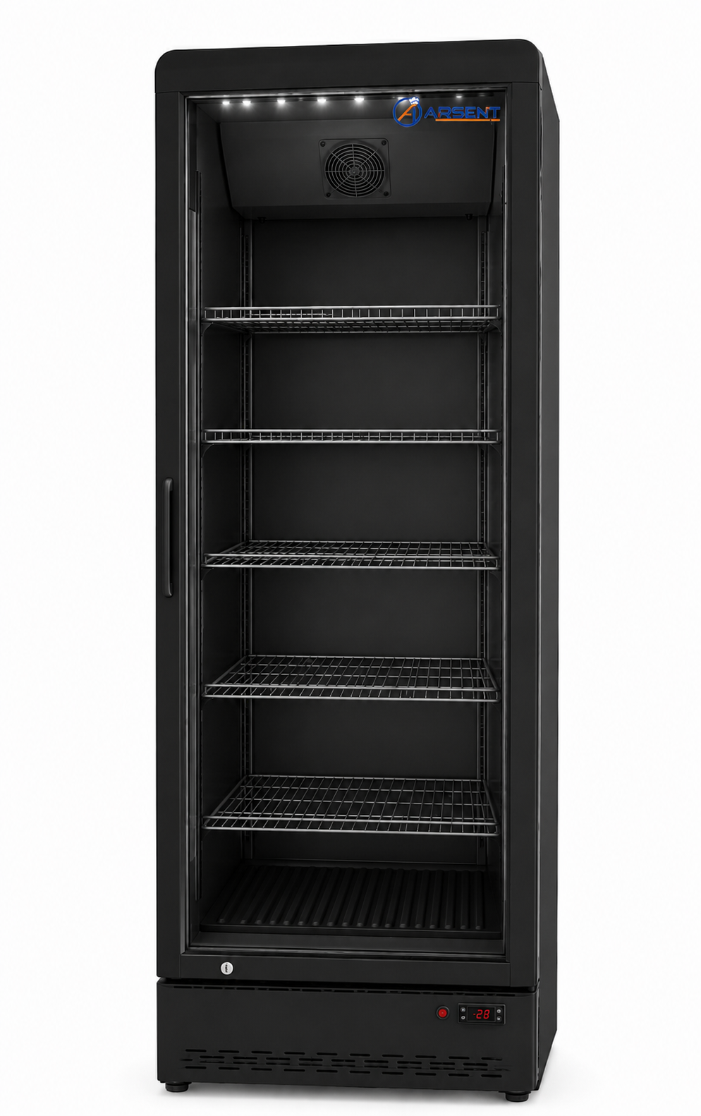 Armario expositor refrigerado No Frost 353 litros Negro SS-P368WAN 1 Armario expositor refrigerado No Frost 353 litros Negro SS-P368WAN