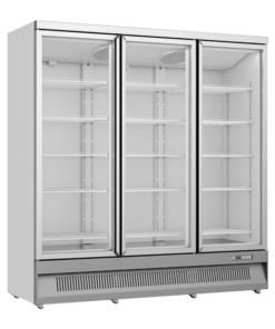 ARMARIO EXPOSITOR REFRIGERADO VENTILADO 3 PUERTAS DE CRISTAL ABATIBLES SG1.6U3FPT