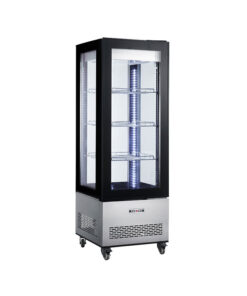 Armario Refrigerado Ventilado Total 4 Caras de Cristal con 3 estantes RT-400L 400litros 3 armario refrigerado ventilado total 4 caras de cristal con 3 estantes 02