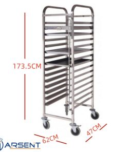 Alternative view of CARRO BANDEJERO DE 470 X620 X1735H MM CARRO1560X40
