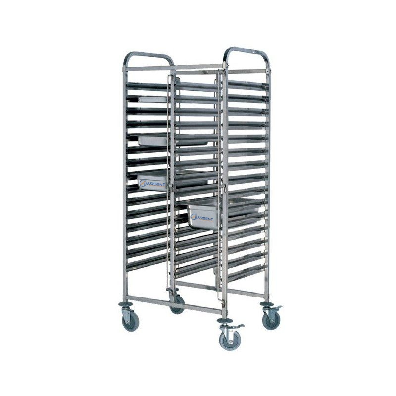 CARRO BANDEJERO DE 740 X550 X1740H MM CARRO1515GN1/1 1 CARRO BANDEJERO DE 740 X550 X1740H MM CARRO1515GN1/1