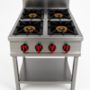 cocina a gas de 3 fuegos con soporte gbr 4c 01