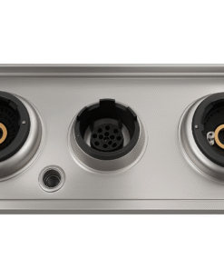 Alternative view of Wok con 3 fuegos a gas sobre soporte – 1820x760x850 mm – 86 Kw