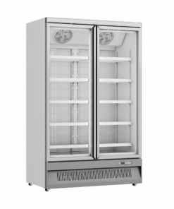 Nevera expositora doble Puertas Cristal