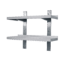 estante de pared acero inox 2 baldas 1000x400x650mm 01