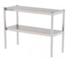 estante sobremesa acero inoxidable doble para mesas de trabajo 1200x300x600mm 01