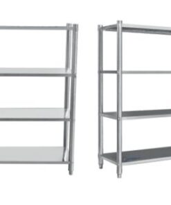 Estantería 4 estantes de acero inox 1000x500x1800mm