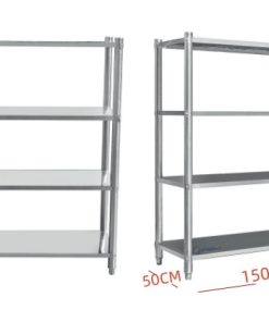 estanteria 4 estantes de acero inox 1500x500x1800mm 04
