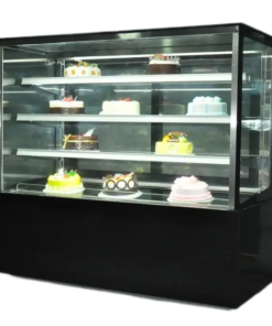 Expositor pasteleria refrigelado con 3 estantes de cristal 1200X675X1235mm