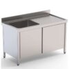 fregadero acero inoxidable 1 ecurridor a la derecha fondo 600 con puertas correderas 1200x600x850h mm 01