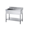 Fregadero inox de 1000x600x850mm con estante y escurridor a la derecha – 1 Cubeta 3 fregadero inox de 1000x600x850mm con estante y escurridor a la derecha – 1 cubeta 01