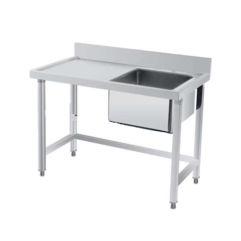 Fregadero inox de 120x60x85cm – 1 cubeta escurridor a la izquierta 1 Fregadero inox de 120x60x85cm – 1 cubeta escurridor a la izquierta
