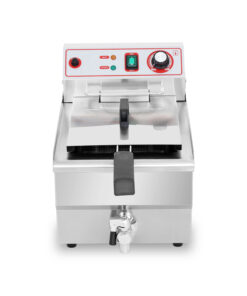 Freidora Eléctrica 10 litros con Grifo de 280x460x325 mm EF-101V 5 freidora con grifo electrica bar 10l 16l 03