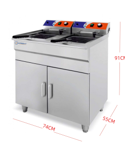 Alternative view of FREIDORA ELÉCTRICA 16+16 LITROS CON MUEBLE WF-162V-C