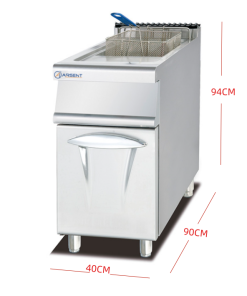 Alternative view of Freidora Industrial a Gas con Mueble 28 Litros GF-975