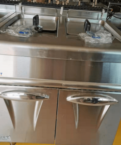 freidora industrial a gas con mueble 2828 litros gf 985 03