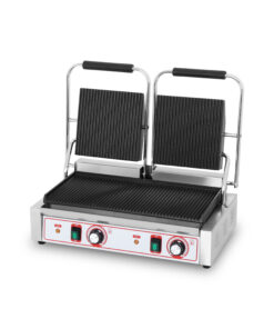 Alternative view of Grill eléctrico 2 tapas ranuradas DG-813C