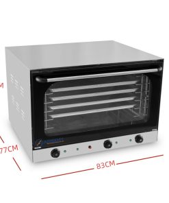 HORNO ELÉCTRICO DE CONVECCIÓN CON VAPOR DE 830x700x575H MM EB-8A 9 horno electrico de conveccion con vapor de 830x700x575h mm eb 8a 06