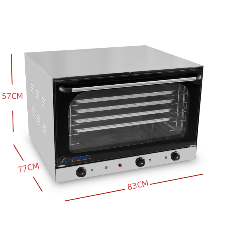 HORNO ELÉCTRICO DE CONVECCIÓN CON VAPOR DE 830x700x575H MM EB-8A 3 HORNO ELÉCTRICO DE CONVECCIÓN CON VAPOR DE 830x700x575H MM EB-8A - Imagen 3