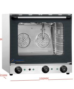 Alternative view of Horno eléctrico de convección con vapor y GRILLHEB-4F