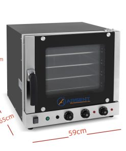 Alternative view of HORNO ELÉCTRICO DE CONVECCIÓN CON VAPOR+GRILL 4 BANDEJAS 435X315 MM