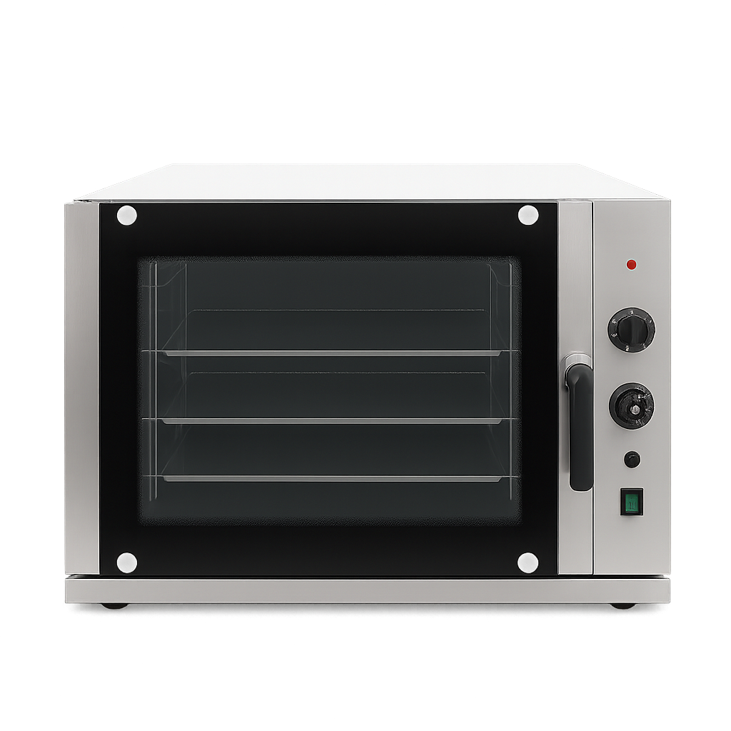 HORNO ELÉCTRICO DE CONVECCIÓN CON VAPOR 4 BANDEJAS 600X400 MM ECO1E 1 HORNO ELÉCTRICO DE CONVECCIÓN CON VAPOR 4 BANDEJAS 600X400 MM ECO1E
