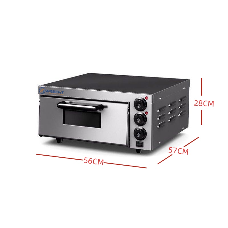 HORNO ELÉCTRICO PARA 1 PIZZA COMPACTO DE 560 X570 X280H MM PARA 1 PIZZA ZH1M 2 HORNO ELÉCTRICO PARA 1 PIZZA COMPACTO DE 560 X570 X280H MM PARA 1 PIZZA ZH1M - Imagen 2
