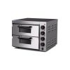 horno electrico para 2 pizzas compacto de 560x570x440h mm para 2 pizzas zh 3m 02