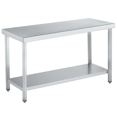 Mesa de trabajo central con estante Fondo 70 cm. 1000x700x850mm 1 Mesa de trabajo central con estante Fondo 70 cm. 1000x700x850mm