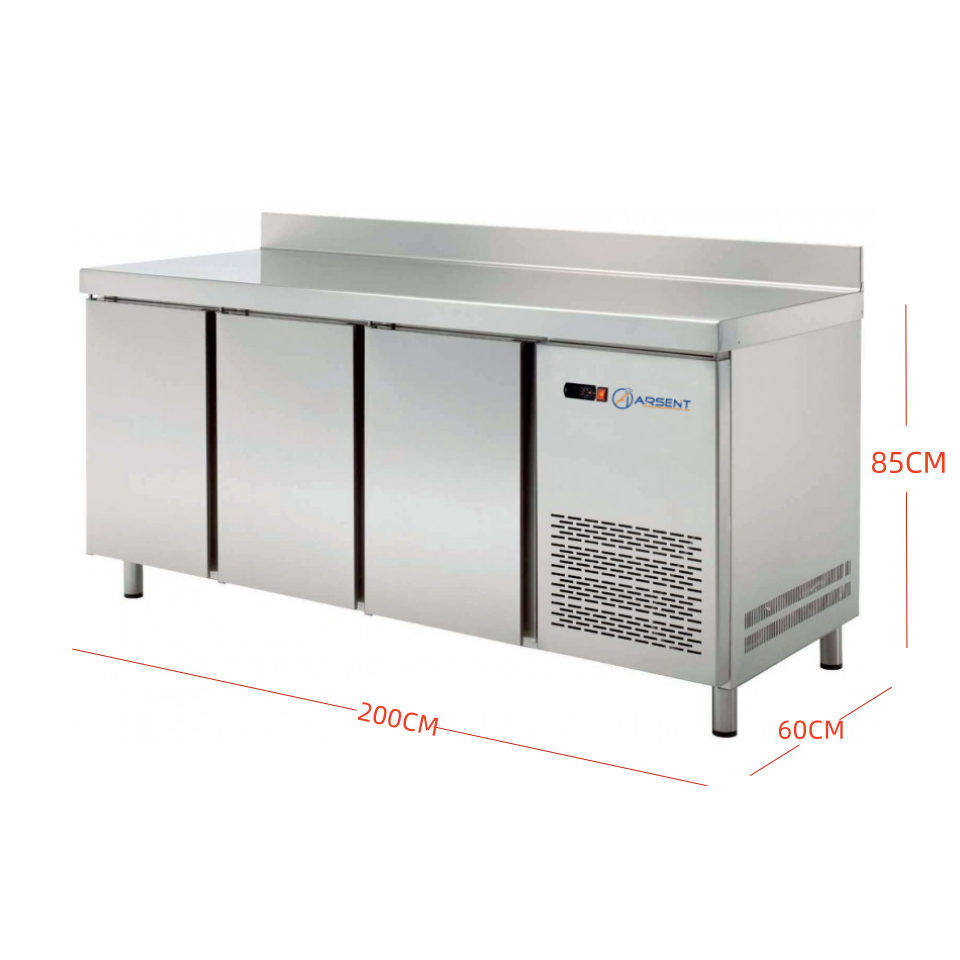 Mesa fría de cocina con 3p PA3100TN-600 2 Mesa fría de cocina con 3p PA3100TN-600 - Imagen 2