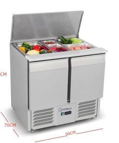 Mesa fría de ensaladas S900 STD 6 mesa fria de ensaladas s900 std 03