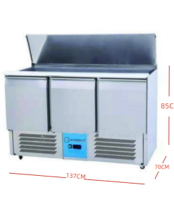 Alternative view of Mesa fría de ensaladas S903 STD
