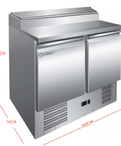 Mesa fría de pizza y ensalada 5 GN PS200 7 mesa fria de pizza y ensalada 5 gn ps200 01
