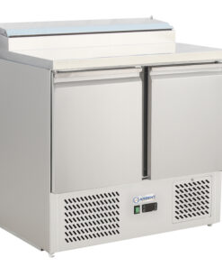 Mesa fría de pizza y ensalada 5 GN PS200