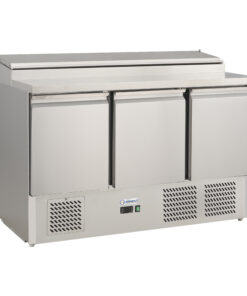 Mesa fría de pizza y ensalada PS300
