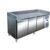 mesa refrigelada 3 puertas preparacion pizzas con encimera de granito de 2025 x800 x1000h mm pz3600tn 01