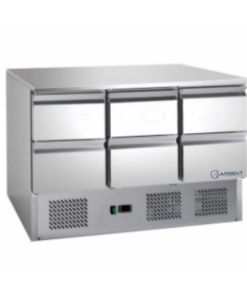 Mesa refrigerada 6 cajones S903-6D