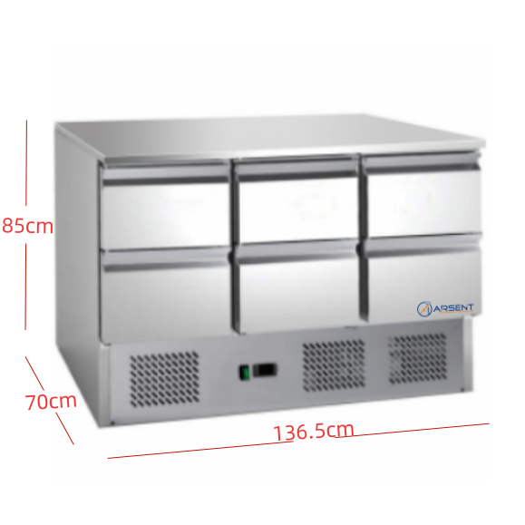 Mesa refrigerada 6 cajones S903-6D 2 Mesa refrigerada 6 cajones S903-6D - Imagen 2
