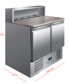 Mesa refrigerada de pizza PS900 5 mesa refrigerada de pizza ps900 02