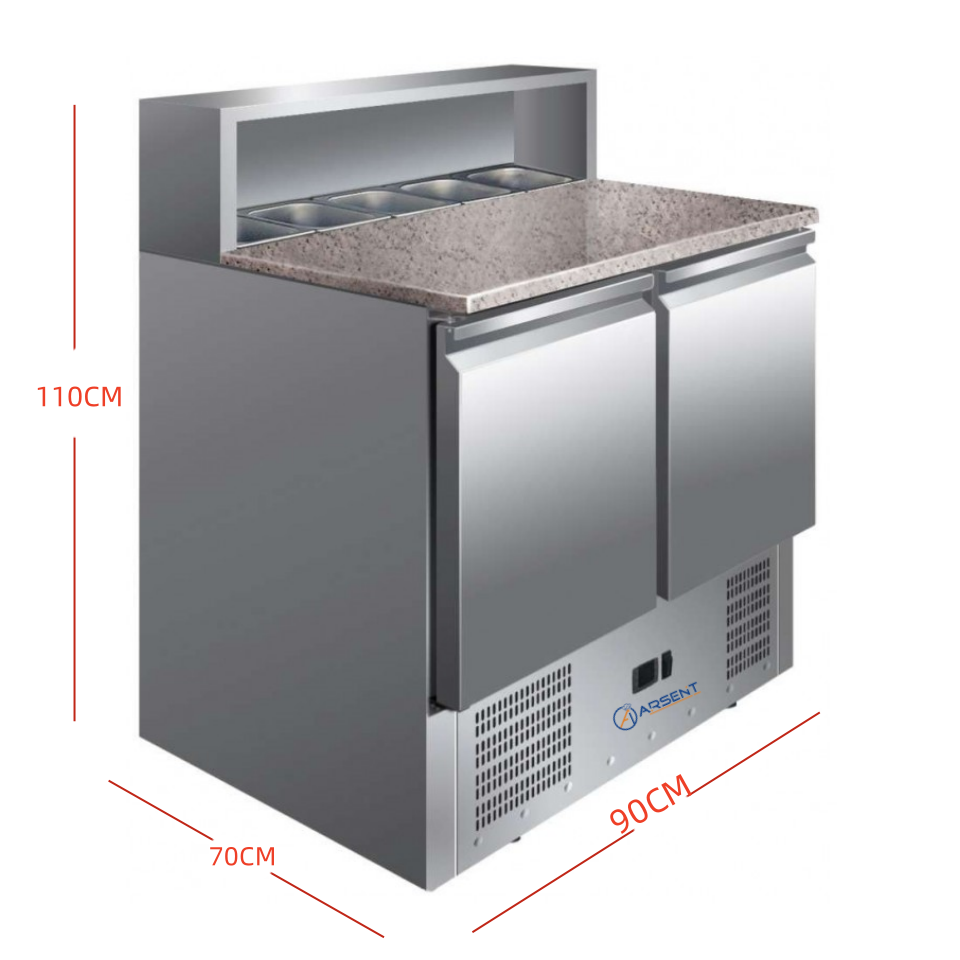 Mesa refrigerada de pizza PS900 3 Mesa refrigerada de pizza PS900 - Imagen 3