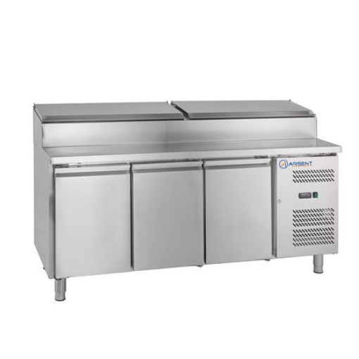 MESA REFRIGERADA GN1/1 3 PUERTAS FONDO 80CM SHH3000/800 1 MESA REFRIGERADA GN1/1 3 PUERTAS FONDO 80CM SHH3000/800