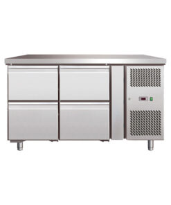 Mesa snack refrigerada 4 cajones de 1360x700x860mm GN2140TN