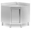 Mueble esquinero de acero inoxidable - antisalpique - 1000x1000x600x850 mm 3 mueble esquinero de acero inoxidable antisalpique 1000x1000x600x850 mm 01