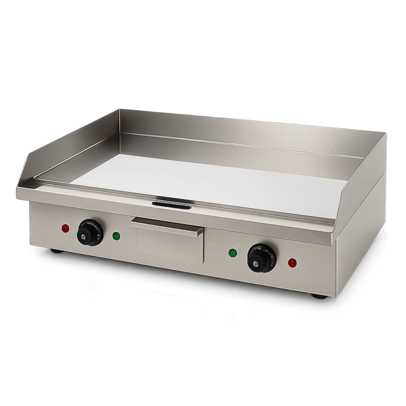 Planchas industriales: gas vs eléctrica, ¿qué conviene más a tu cocina? 9 PLANCHA ELÉCTRICA CROMO DURO DE 740X490X240H MM IEG-820D