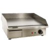 plancha electrica hosteleria acero rectificado 10 mm economica de 550 x450 x240h mm ieg 818 02