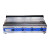 Plancha / Frytop a gas profesional de cromo duro 1150x570x370 mm (4 quemadores, 20 kW)