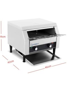 Alternative view of Tostador eléctrico de cinta de 468x418x387h mm  met-450