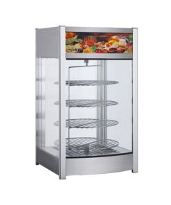 Alternative view of Vitrina caliente 97 litros con 4 estantes rotativos 460×448×785mm RTR-97L-2